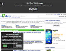 Tablet Screenshot of myvidster.com
